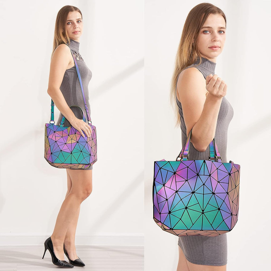 Fador Geometric Glow Shoulder Bag.