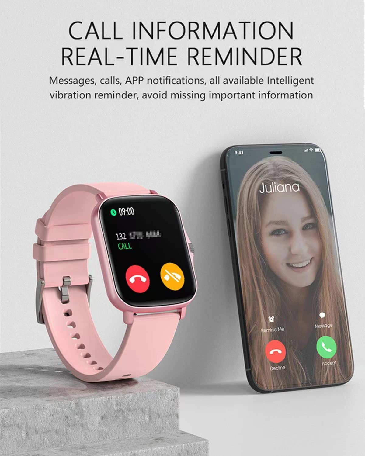 Smart Fitness Tracker Watch – Heart Rate, SpO₂, Sleep & 8 Sports Modes