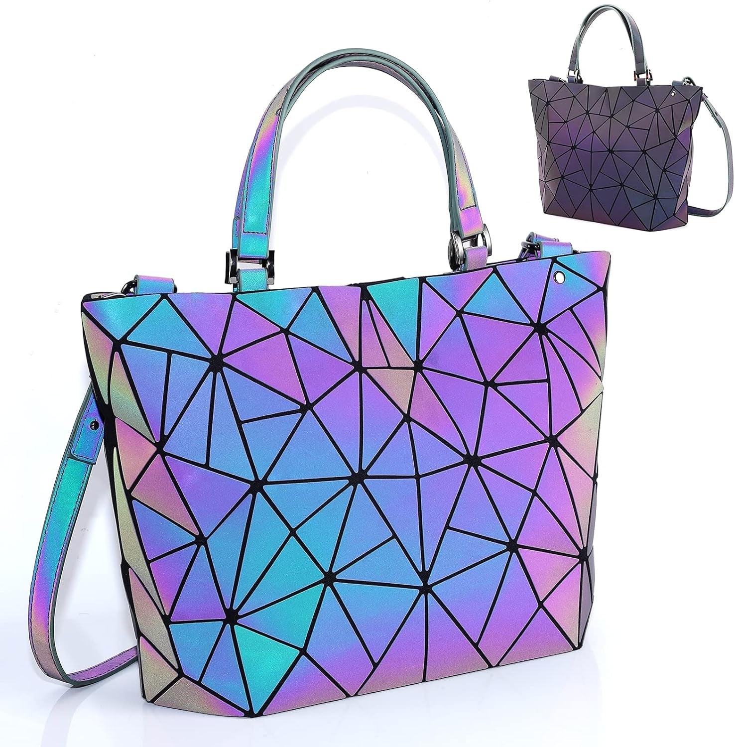 Fador Geometric Glow Shoulder Bag.