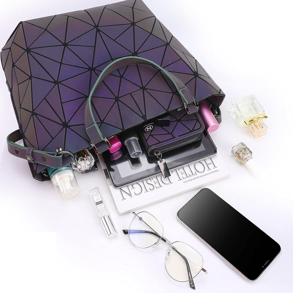 Fador Geometric Glow Shoulder Bag.