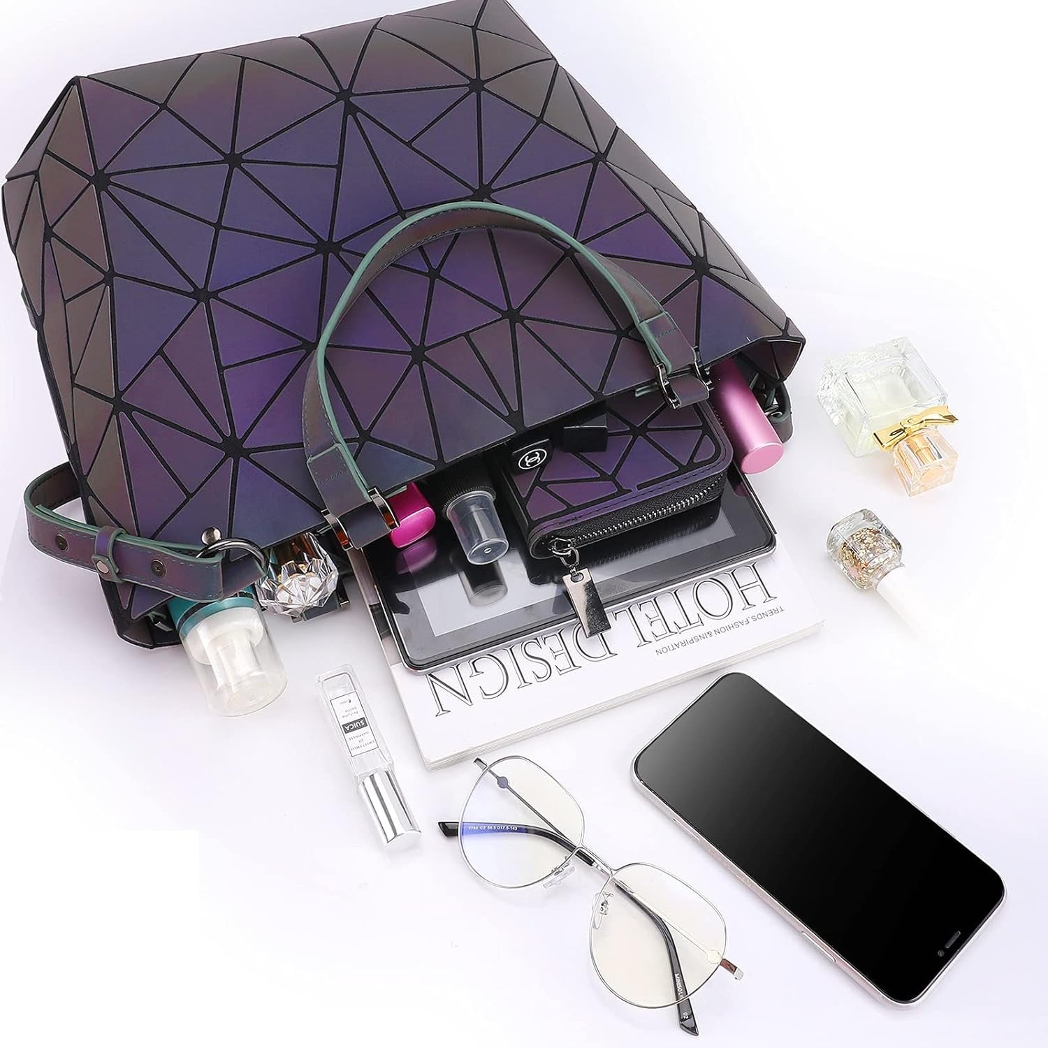 Fador Geometric Glow Shoulder Bag.